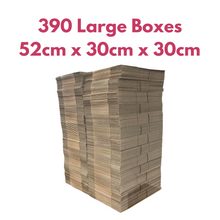 Load image into Gallery viewer, Bulk Pallet Deal of 390 Large Cardboard Moving and Storage Boxes