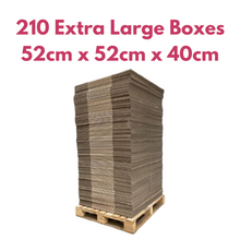 Load image into Gallery viewer, Bulk Pallet Deal of 210 Extra Large Cardboard Moving and Storage Boxes