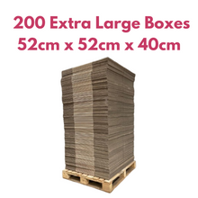 Load image into Gallery viewer, Bulk Pallet Deal of 200 Extra Large Tall Cardboard Moving and Storage Boxes