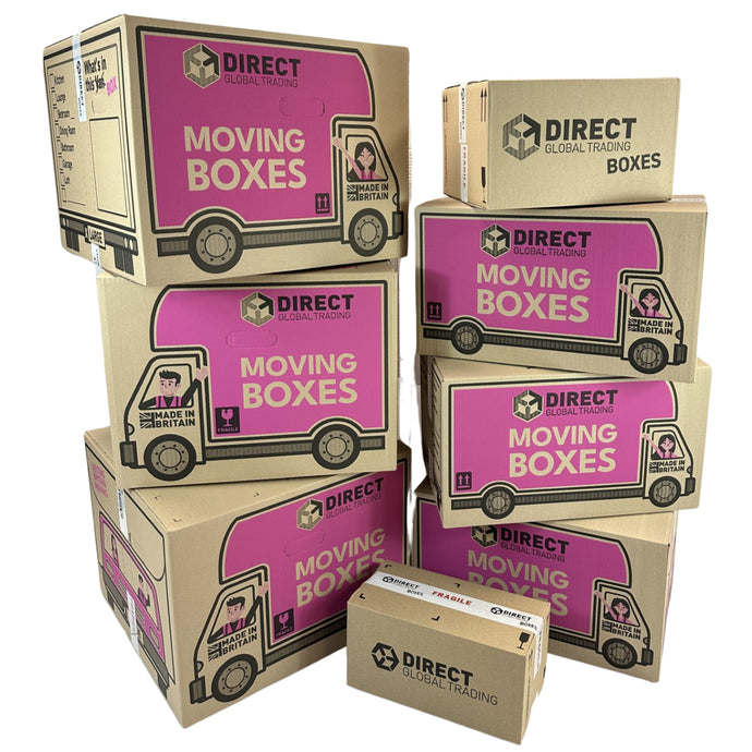 Student Moving House University Extra Strong Cardboard Box Kit