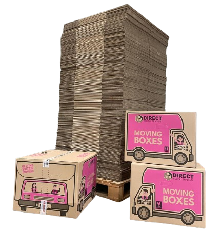 Bulk Pallet Deal of 210 Extra Large Cardboard Moving and Storage Boxes