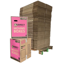 Load image into Gallery viewer, Bulk Pallet Deal of 200 Extra Large Tall Cardboard Moving and Storage Boxes