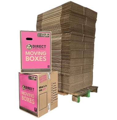 Bulk Pallet Deal of 200 Extra Large Tall Cardboard Moving and Storage Boxes